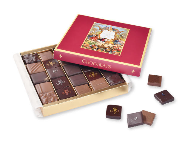 Les écrins rouges 300g Noir