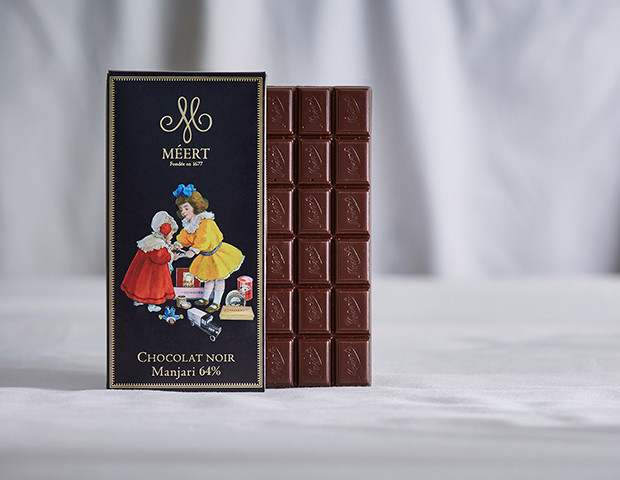Tablette de chocolat noir Manjari (64%)