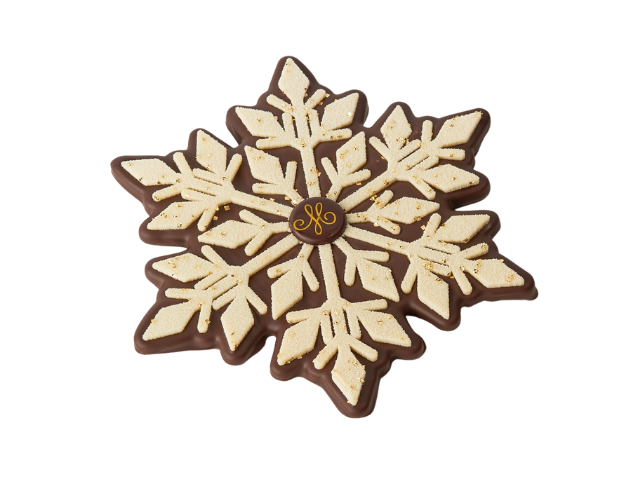 Bouchée Snowflake (dark chocolate)