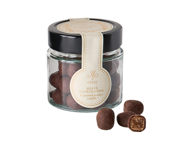 Chocolate balls with vanilla caramel (120g)